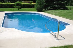concrete in-ground pool in Springfield IL