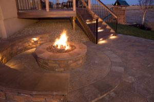 hardscaping patio in Springfield IL