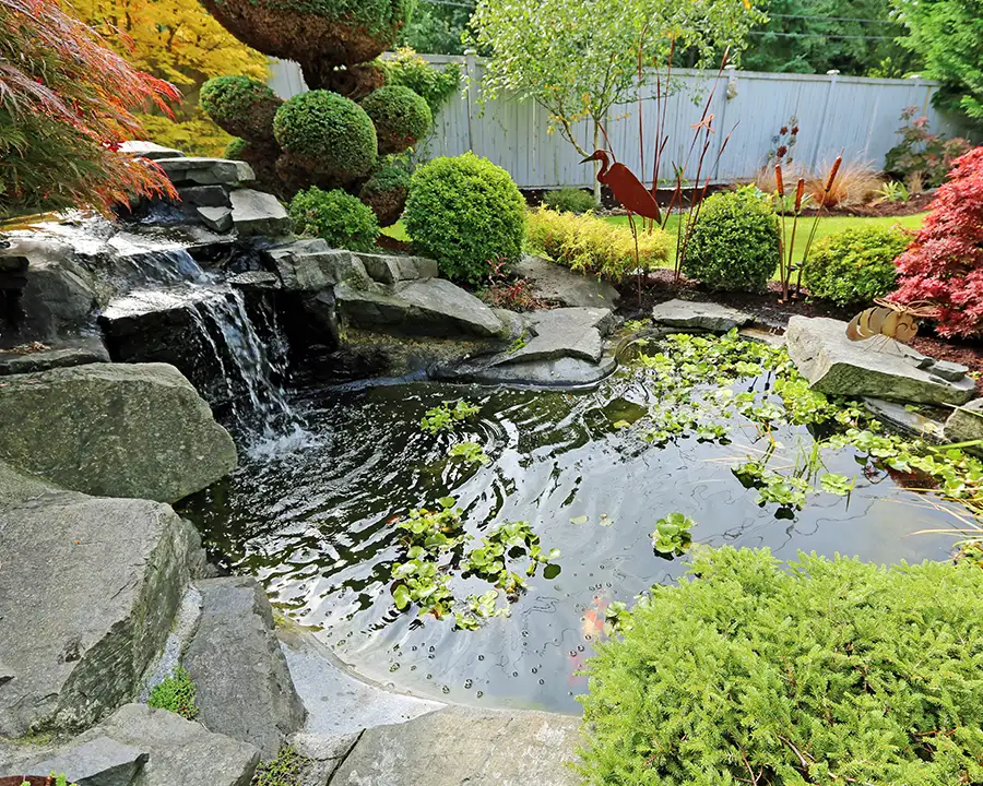 hardscape services for water features in Rochester illinois